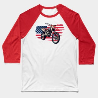 Motocross Baseball T-Shirt